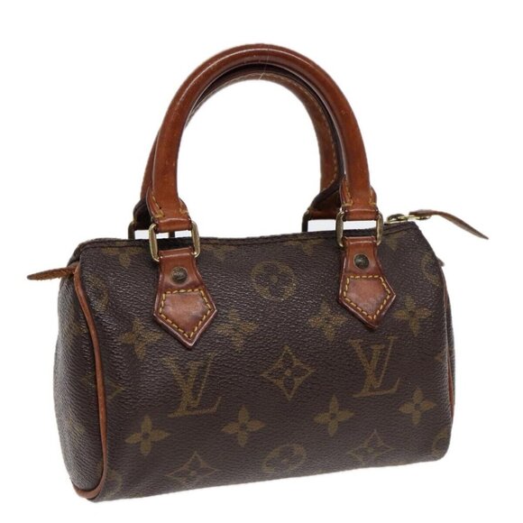 Louis Vuitton Handbags - LOUIS VUITTON Monogram Mini Speedy Hand Bag M41534 LV Auth 86496